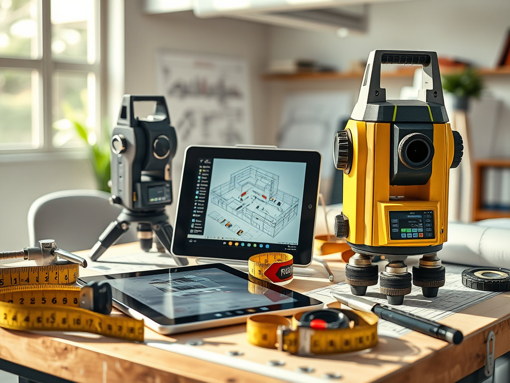 Strumenti tradizionali del geometra